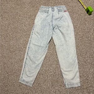 Vintage Gitano Acid Washed Tapered Fit Jeans 9/10